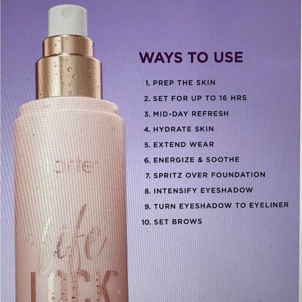 Bundle NEW TARTE Life Lock Full Size NIB plus Lottie Stay Matte sealed sprays